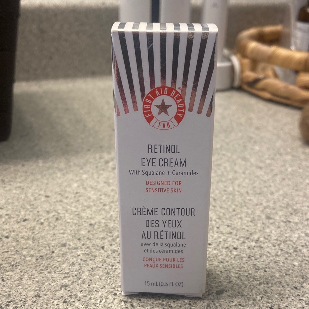 First Aid Beauty Retinol Eye Cream - White and Gray